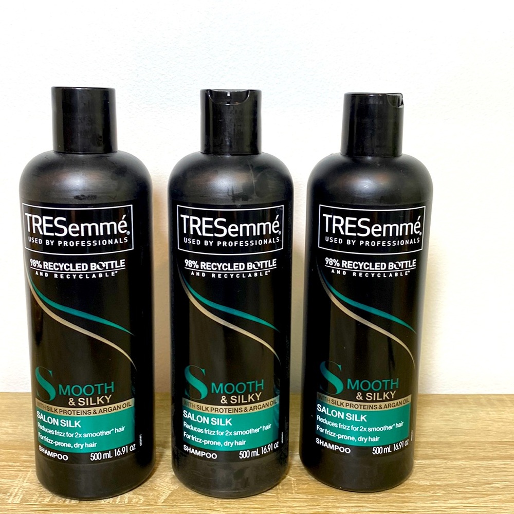 Tresemme shampoo smooth & silky 16.91 oz 500 ml (3 pc)